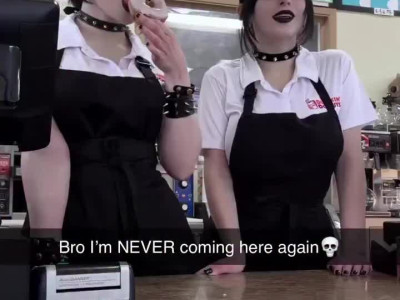 찐따들은 주문도 못하는 도넛 가게