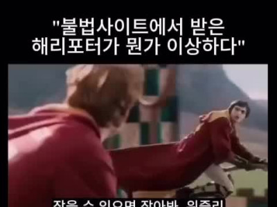 18?) 불법사이트에서 받은 해리포터가 뭔가 이상함