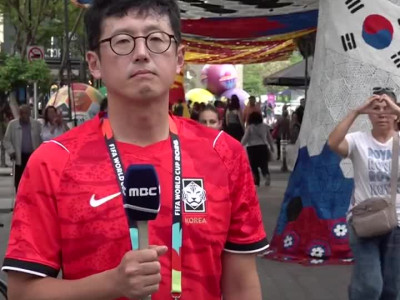 월드컵 취재 하러 멕시코에간 기자