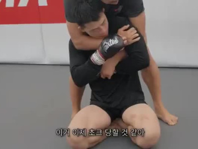 UFC 한 걸음 앞두고 부담감에 눈물 터지는 김상욱