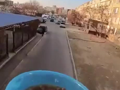 고양이밥 배달하는 드론