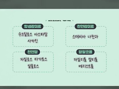 "제로인데 혈당이 오른다고?" 조심해야 하는 대체당