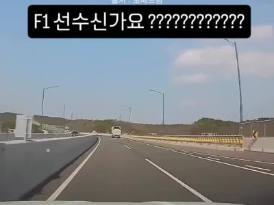 보배드림에 올라온 F1 선수급 반응속도