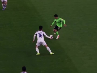 이승우 드리블 슬로우모션