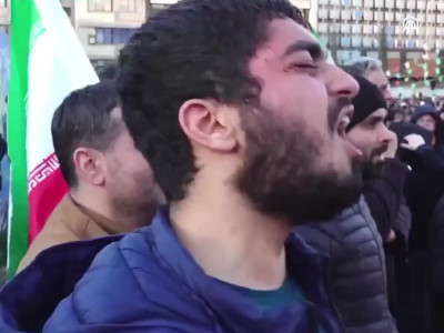 하메네이 죽음에 슬퍼하는 이란 시민들