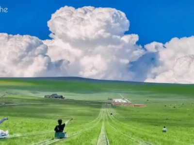 몽골에 있다는 초원썰매