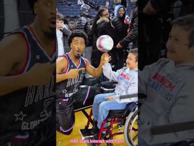 팬서비스는 확실한 미국 농구 스타들.