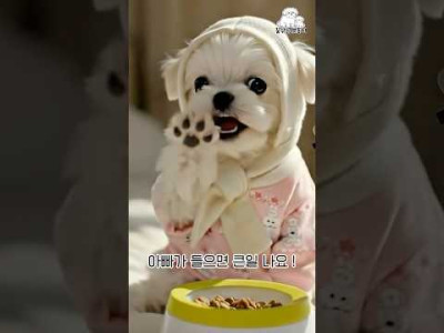 뽀동이가 사료를 안 먹는 이유